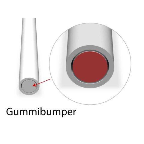 car-matic Ø10mm Push to Open 37mm Türöffner anthrazit extra Stark 200 Stück