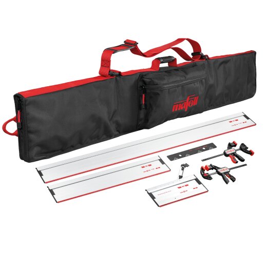 Mafell Schienentaschenset F80/160 mit Winkel, Spannzwingen und Verbindungstück