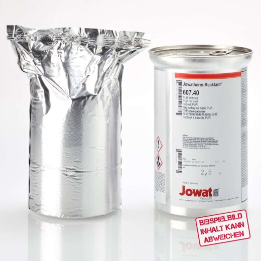 Jowatherm "607.40" Beige Patrone PUR Kantenschmelzklebstoff 2.5kg Dose