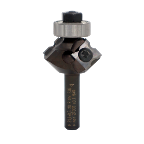 JSO Rounding cutter carbide (TC) Z2 R1/2/3/45°...