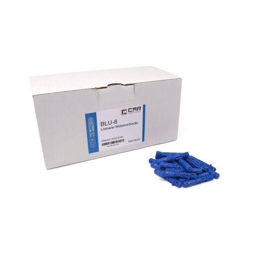 CAR BLU 8 Möbelverbinder 500 Stück