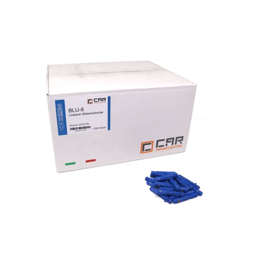 CAR BLU 8 Furniture connector 1500 pieces