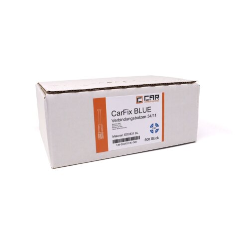 CAR 8x34mm Expanding dowels "CarFix BLUE" Steel 500 pieces