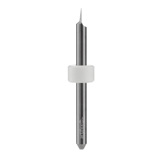 15° Carbide Graver 0,40/40mm Shank 3mm right