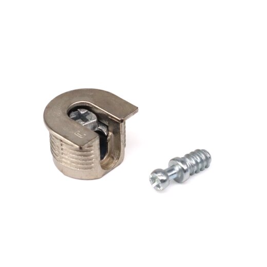 CAR "CarFix Top" Ø20/22mm from 18mm panel thickness Nickel 10 pieces