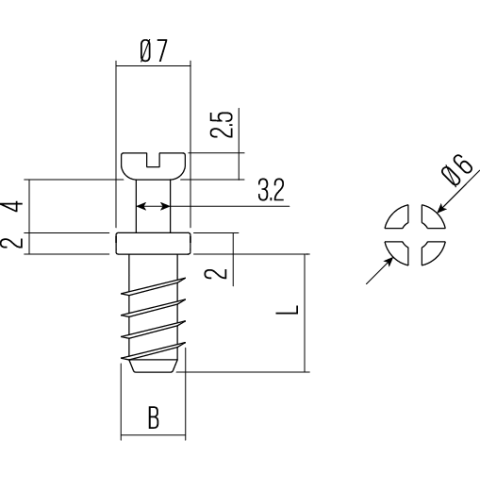 CAR 5x11mm Connecting Bolt "CarFix Top" Standard Steel zinc plated 500 pieces