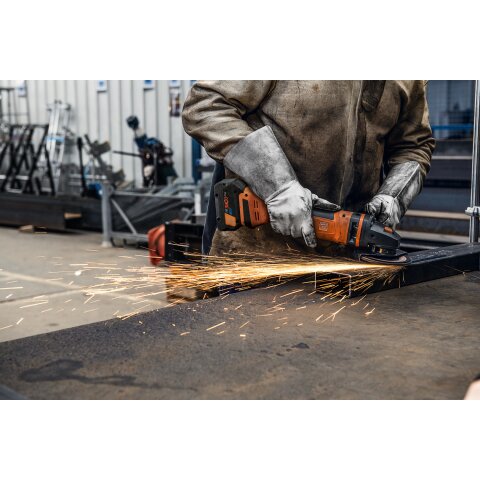 FEIN Akku-Winkelschleifer PROTAGO Ø 125 mm CCG 18-125-12 PD-SEC Set 8Ah ProCORE