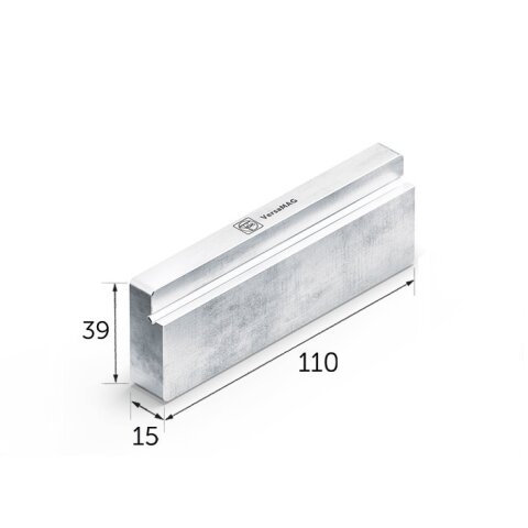 Schutzbackenpaar (B) Blank 110 mm Aluminium (FEIN VersaMAG)