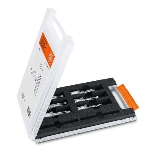 HSS Spiralbohrer-Set mit 3/4 in Weldon-Aufnahme