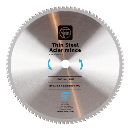 Fein Saw blade Thin Steel for MKAS 355