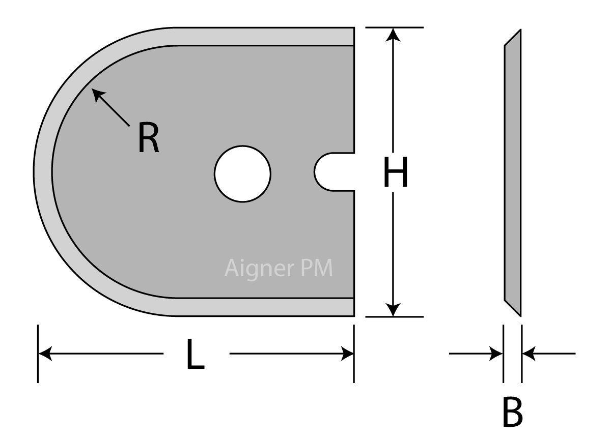 CMT Lochsäge technische Zeichnung