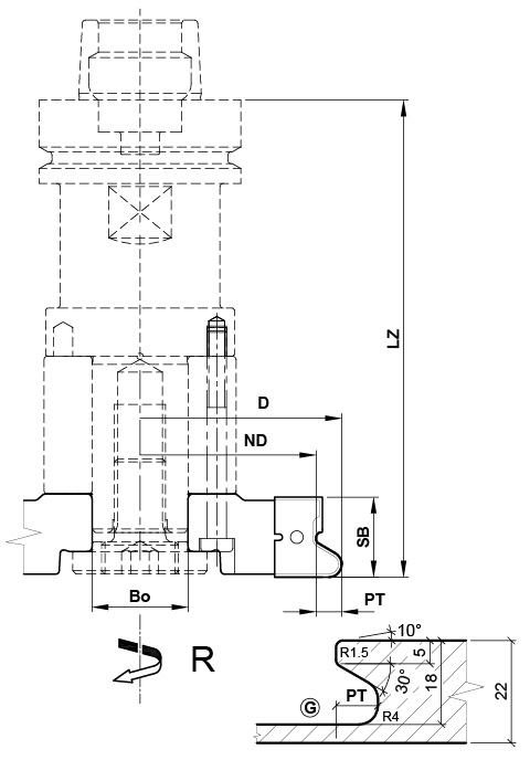 JSO C557-4 Zeichnung