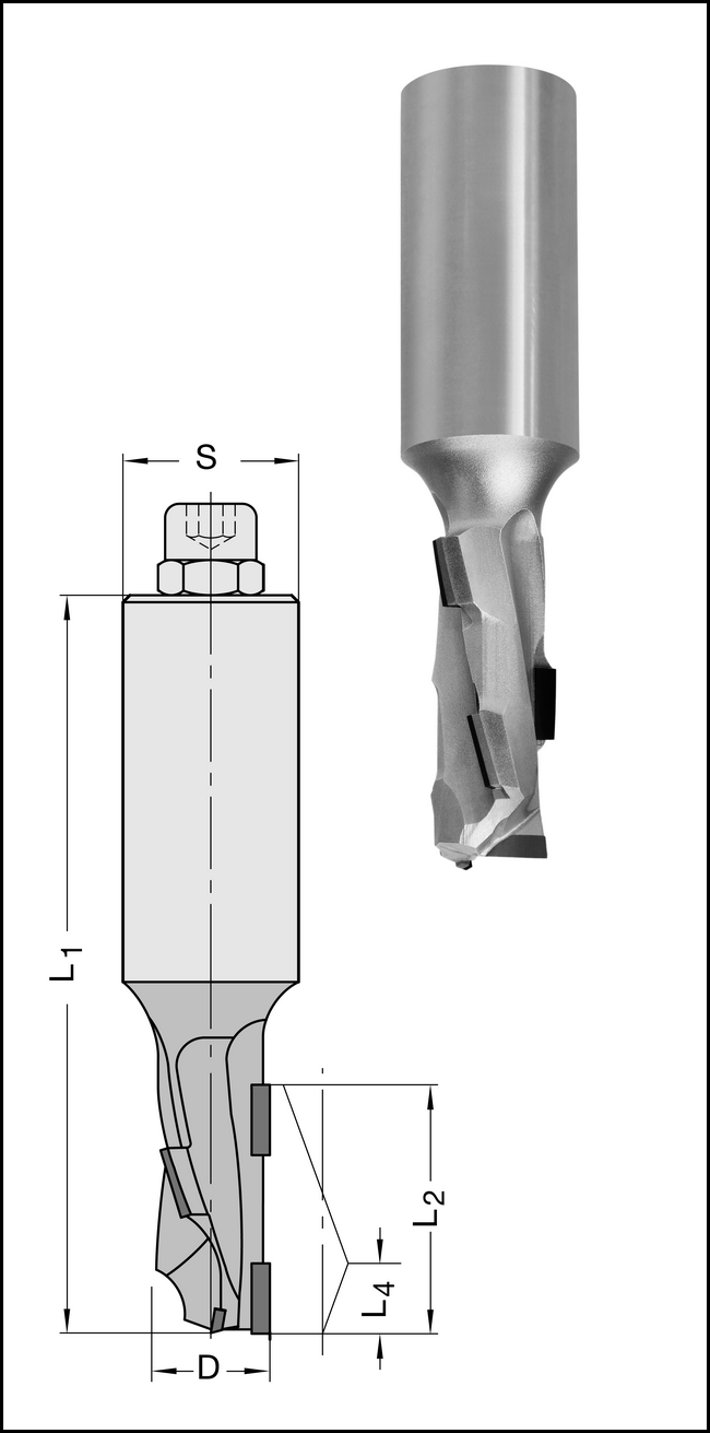 DIANOVA-PLUS-Schaftfräser 18x43x110mm L.