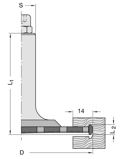 JSO P-System Nestingfäser Lamello