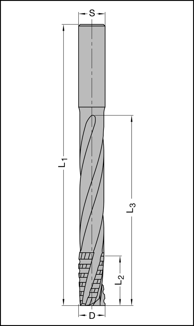 Schlosskastenfräser Z2 VHW 14x25/110