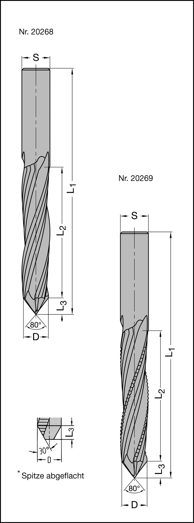 VHW-Bohrfräser 12x47x110mm