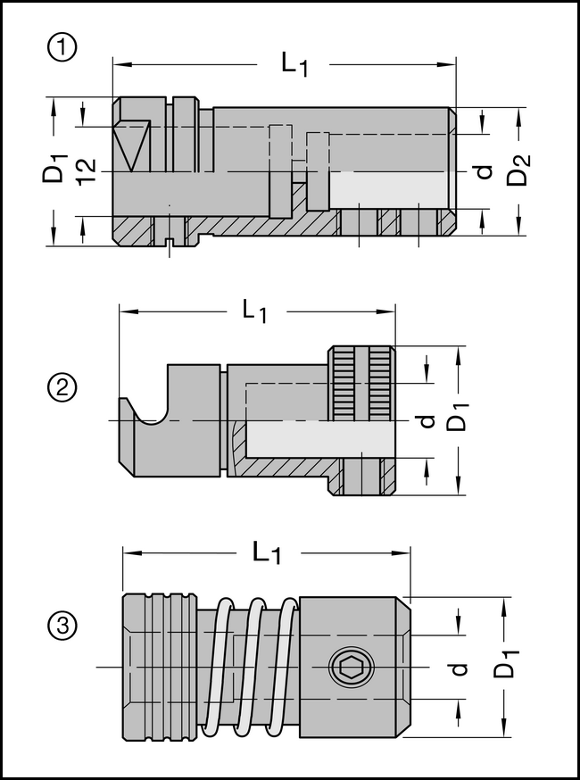 Schnellwechsel-Spannfutter d=10mm L.