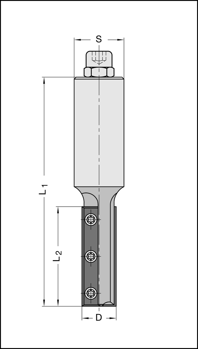 WP-Schaftfräser Z2 16x30mm
