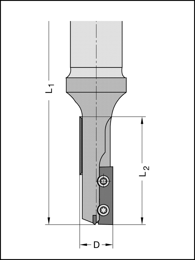 WP-Schaftfräser Z1+1 16x50mm
