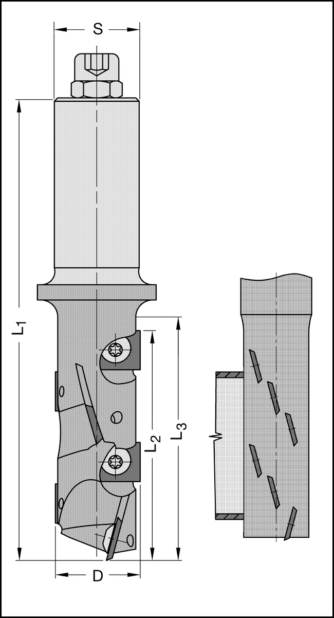 WP-Schruppfräser 25x66mm