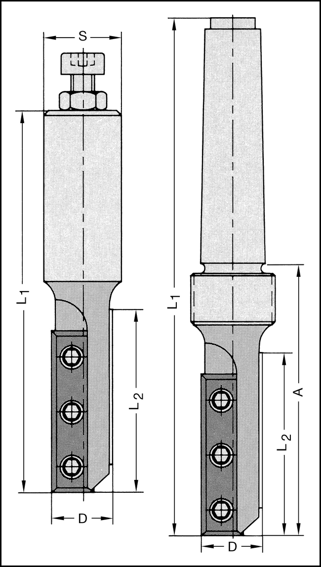 WP-Schaftfräser Z2 HW 18x55mm L.