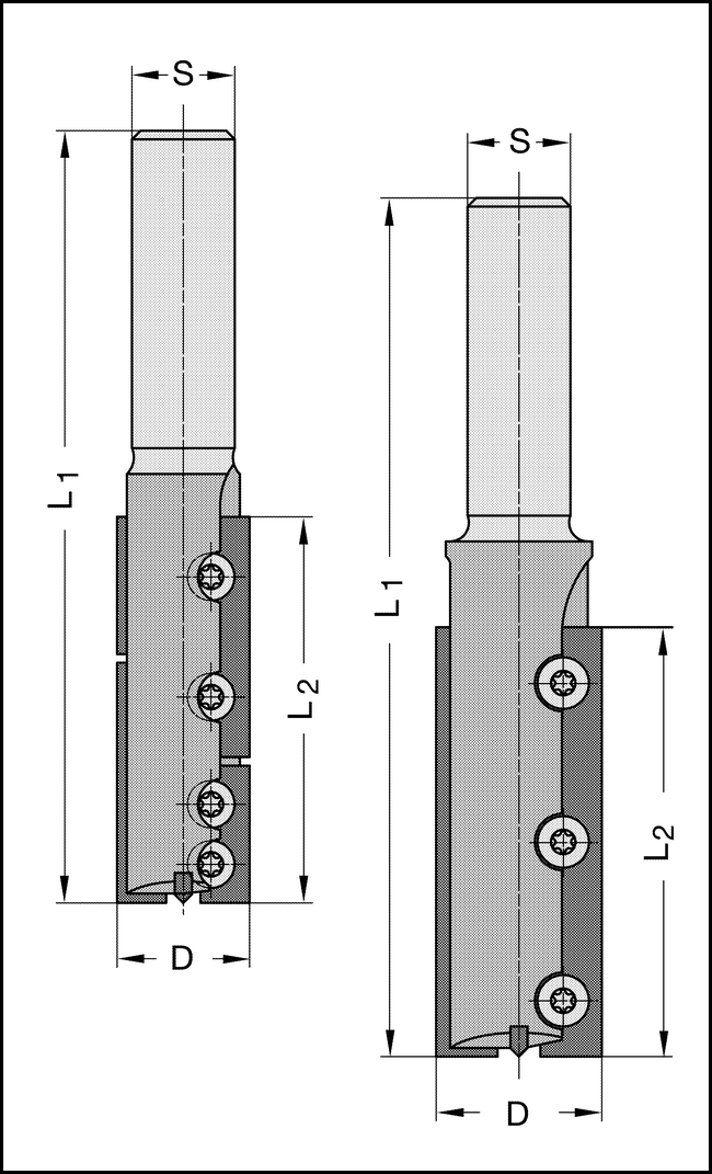 WP-Schaftfräser Z2 HW 16x28mm