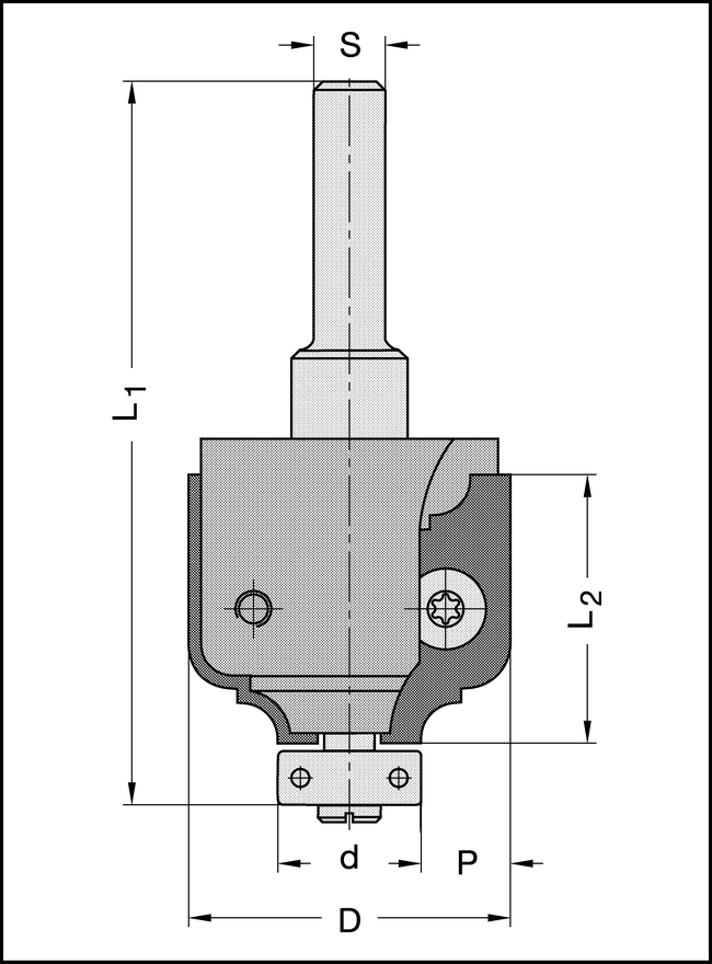 UNITEC-Profilfräser D=36mm MAN