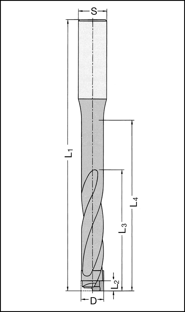 Schlosskastenfräser HW Z1 D=14mm