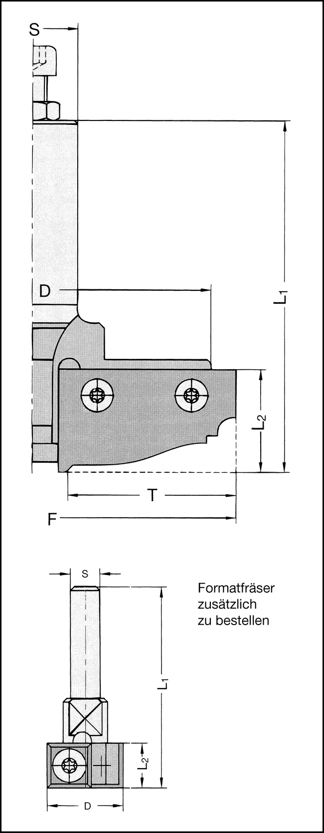 RAPIDO-Abplattfräser Z2 prof.