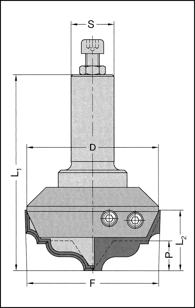 Stirnprofiler HW-WP 76x40mm