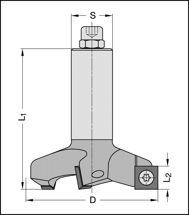 WP-Planfräser Z3 80x14mm