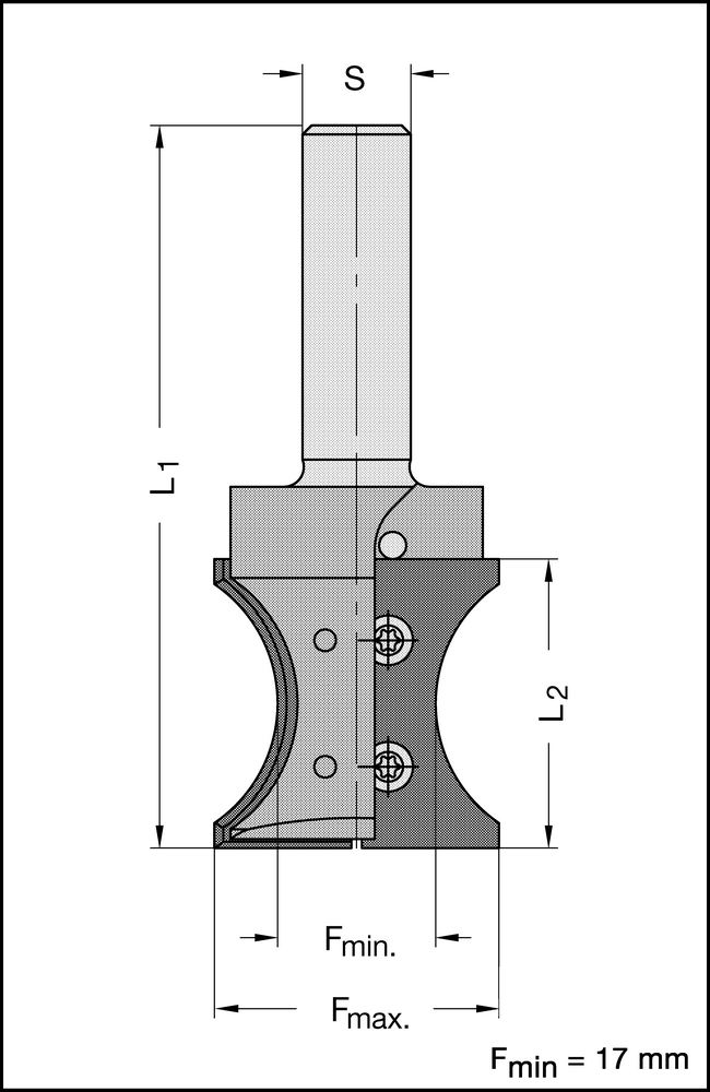 RAPIDO-Tragkörper D=31,5/17mm