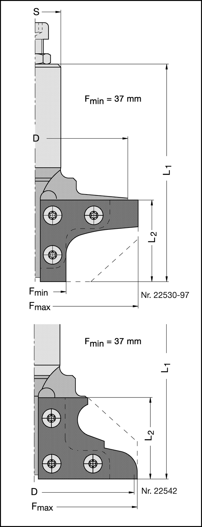 RAPIDO-Tragkörper 102/105x40mm