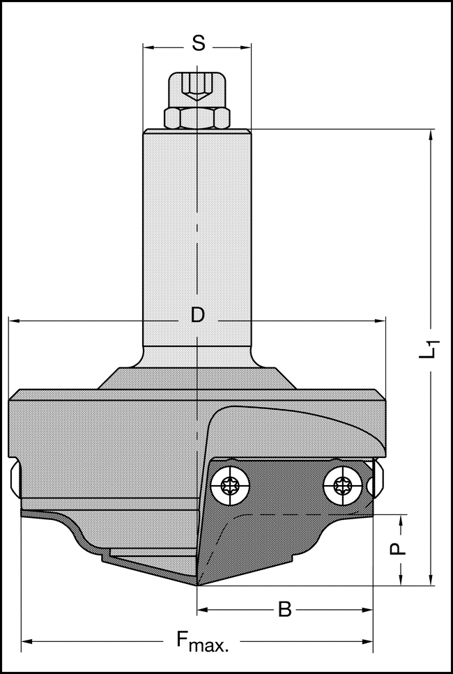 RAPIDO-Tragkörper 60/70 x 30mm