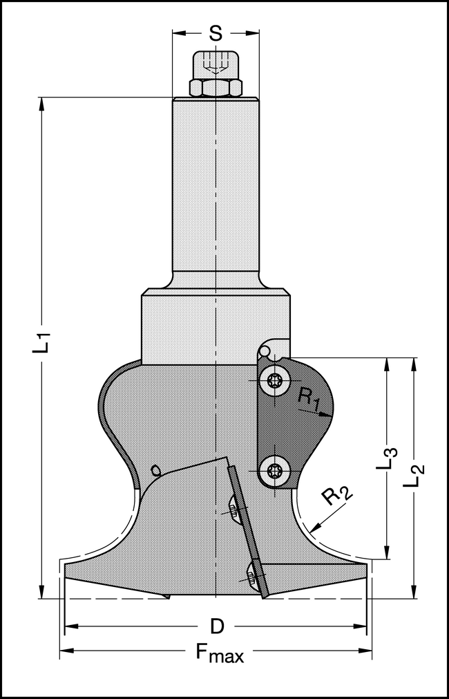 WP-Handlauffräser 90/87 x 74mm