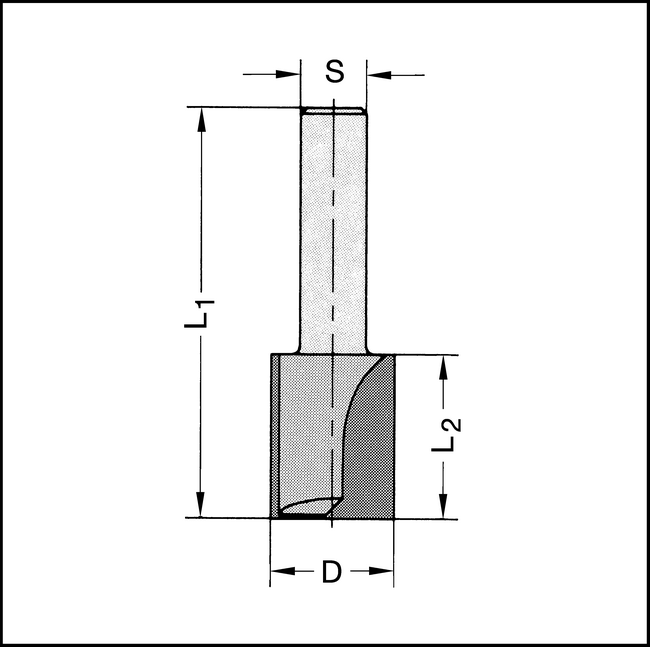 Nutfräser Z2 HW 20x16mm S=6,35mm