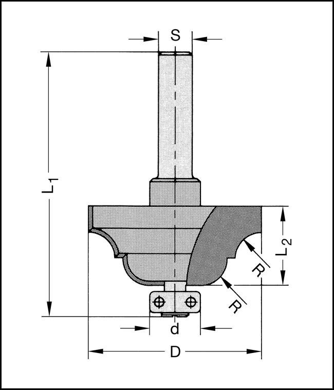 Profilfräser Z2 HW 41,2mm