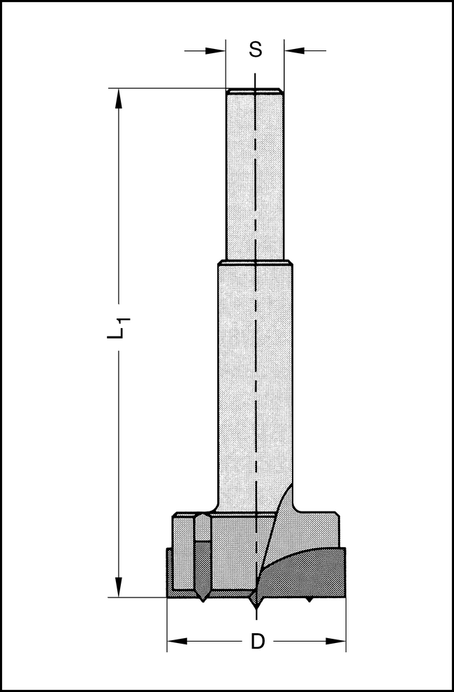 Zylinderkopfbohrer HW 17mm