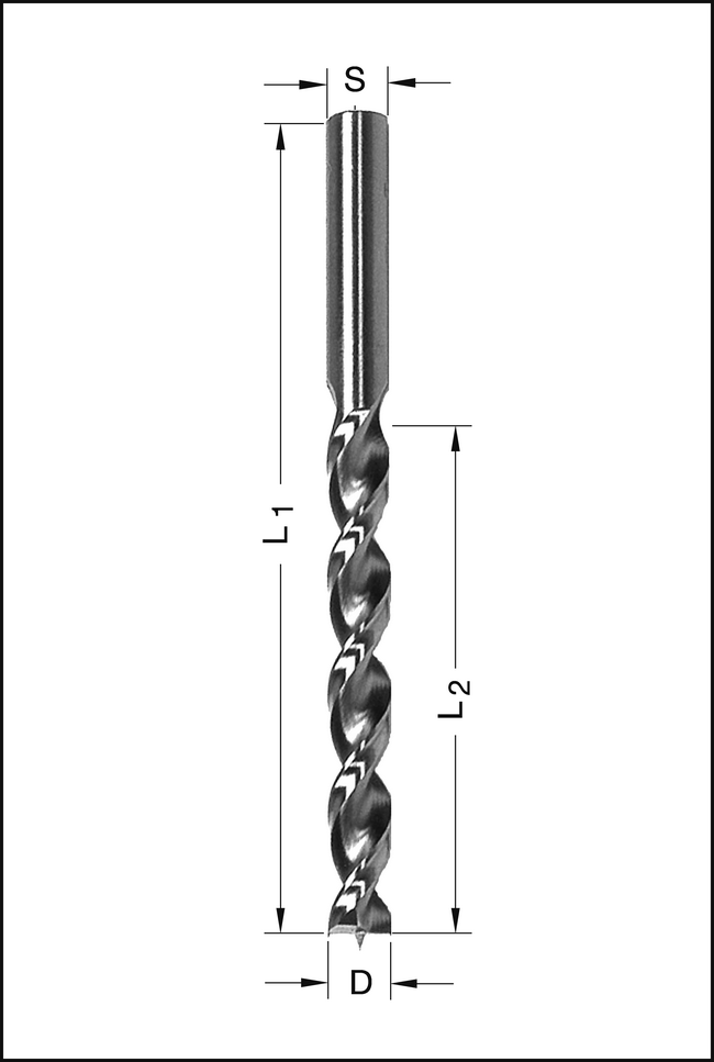 Spiralbohrer HS 4mm L.