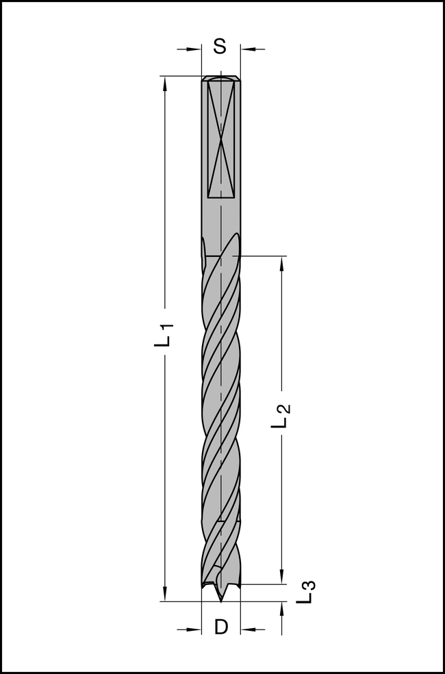 VHW-Spiralbohrer 8x70mm