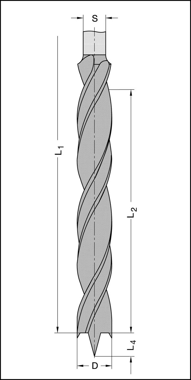 Staketenbohrer HS 14mm
