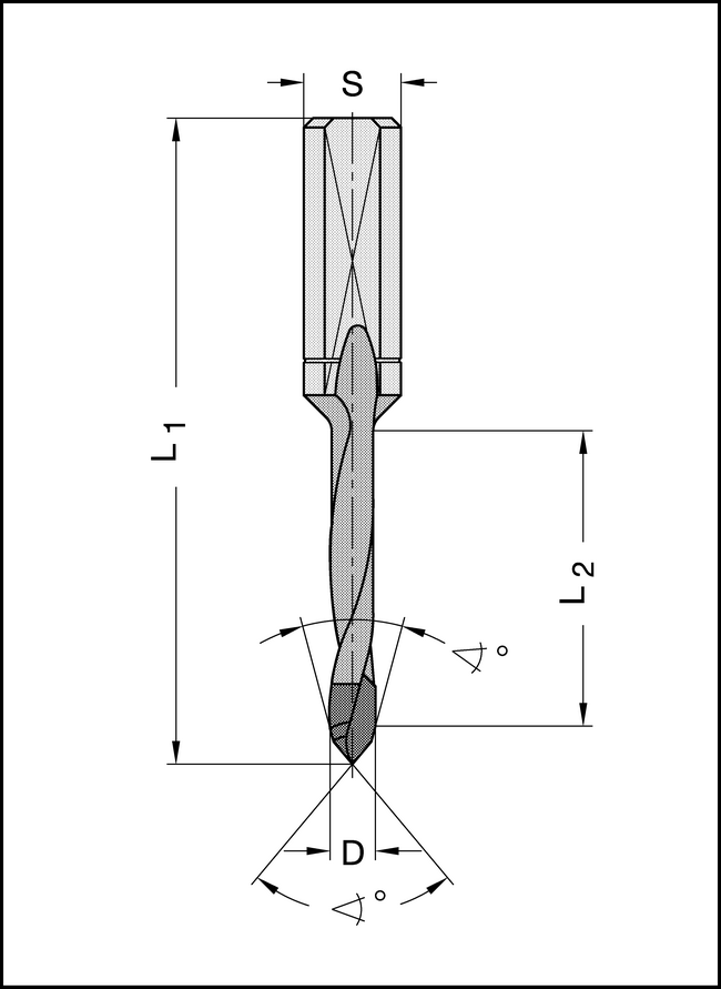 ISODUR-Dübellochbohrer HW 5x35mm