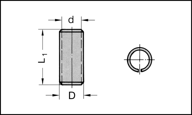 Geschl.Spannhülse 6 / 8mm