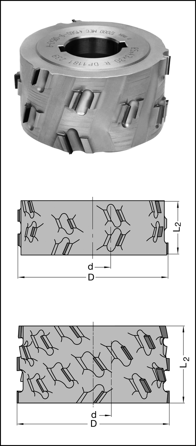 DIANORM-DP Fügefräser 125x63x30mm