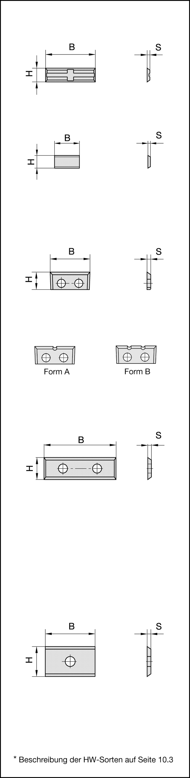 Wendemesser HW 01 50x9x1,5mm
