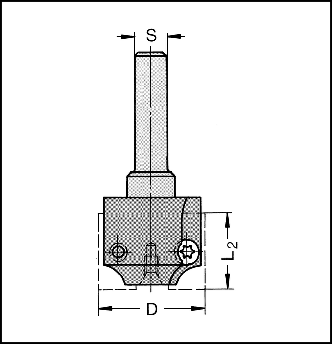 HW-Profil-Wendemesser 26x12,5x1,5mm