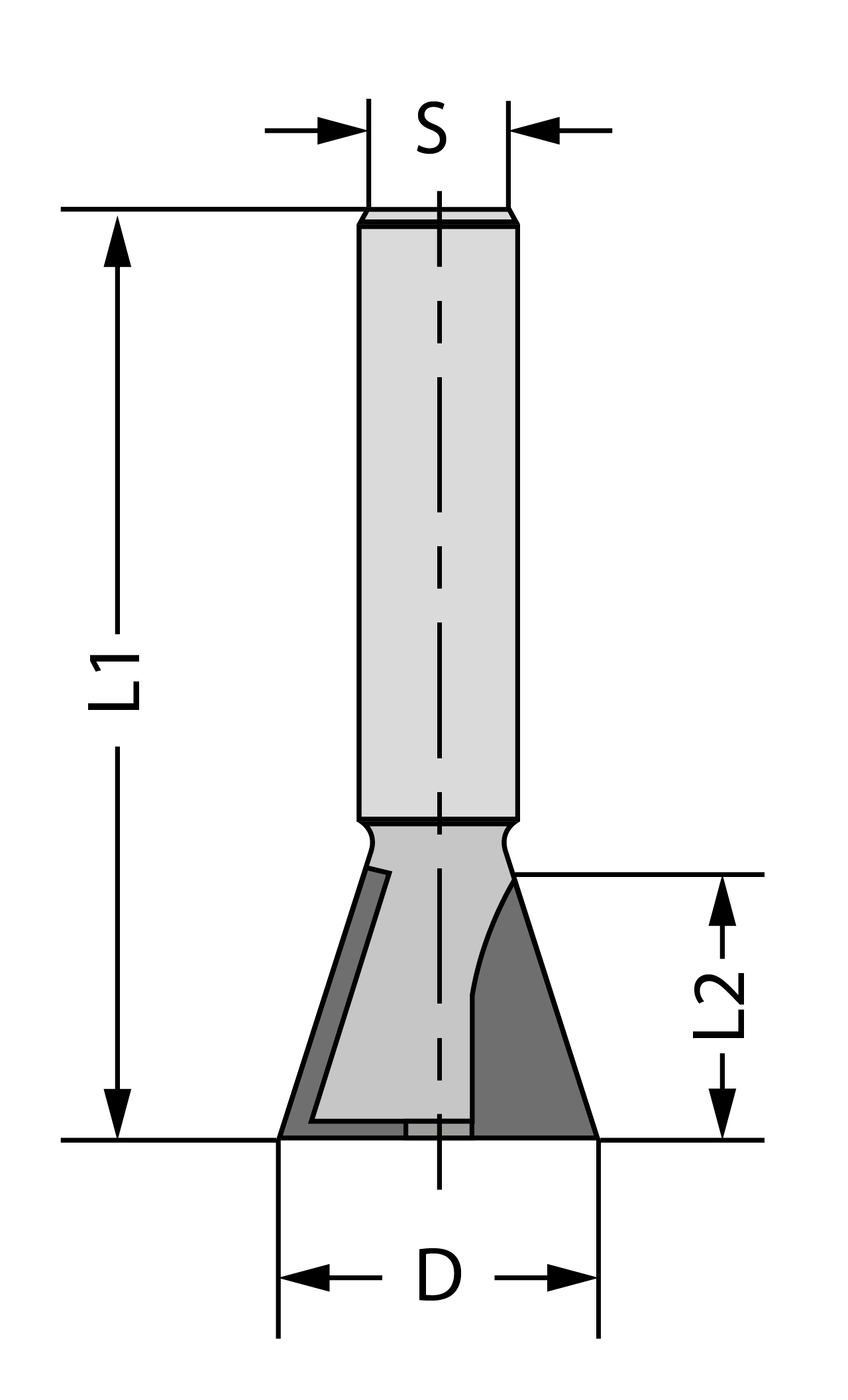 Zinkenfräser Z2 HW 13,5 mm
