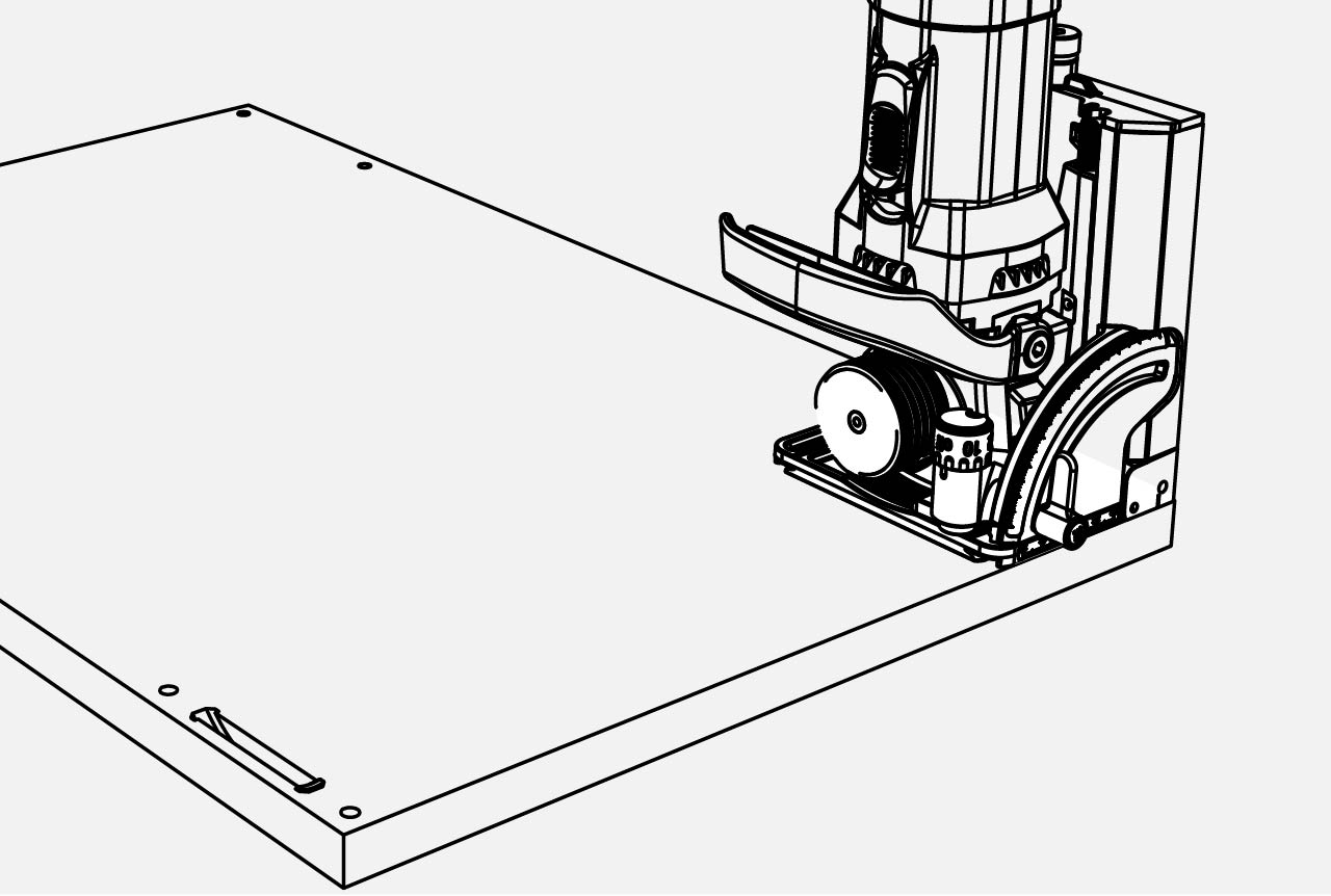 P-System Nut fräsen