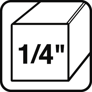 1/4” Vierkant 