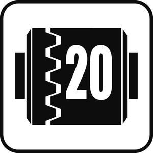 Drehmomenteinstellung 20-fach
